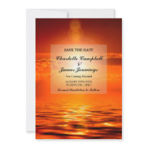 Naranja del atardecer Golden Sky Sea Gold Salve la