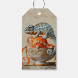 Naranja - Etiqueta de regalo