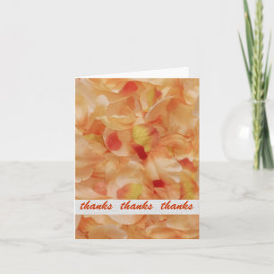 Naranja Floral Gracias Notas