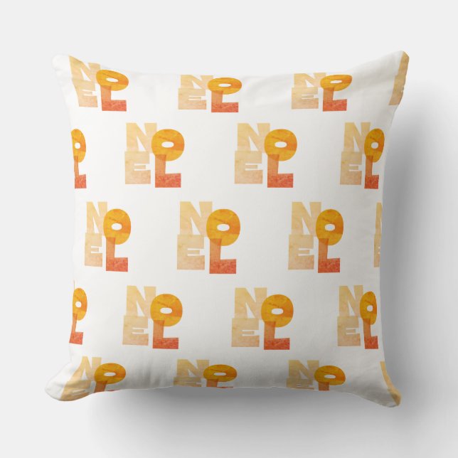 Naranja Funky Neol Cojín decorativo (Anverso)