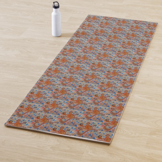 Naranja Gecko Yoga Mat (In situ)