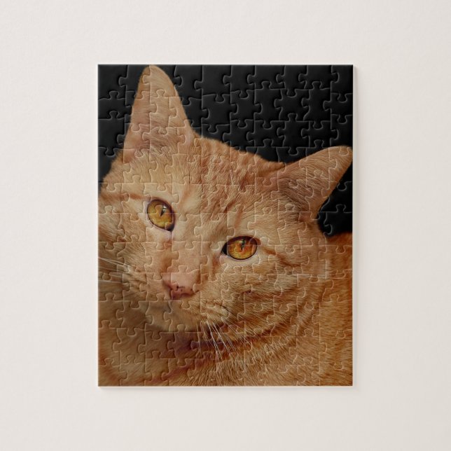 NARANJA GINGER TABBY CAT JIGSAW PUZZLE (Vertical)