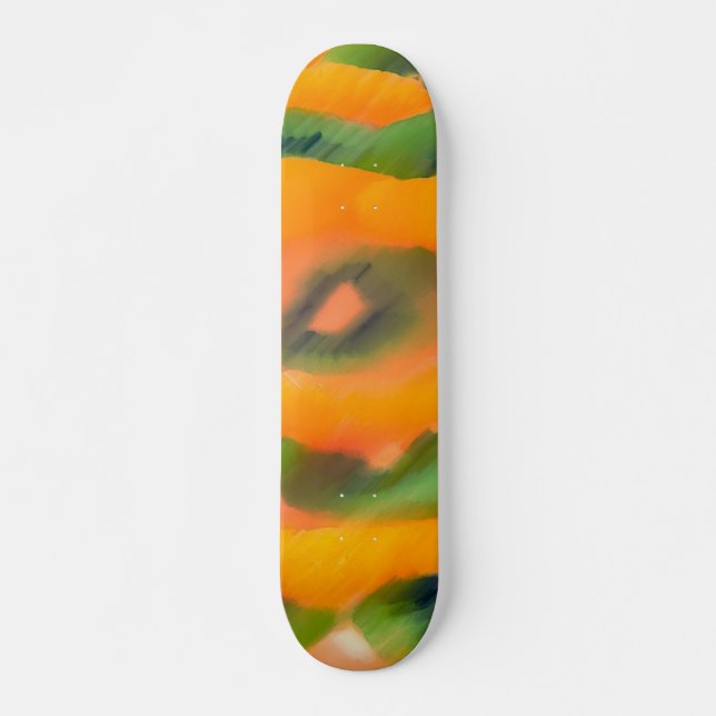 Naranja Green Skateboard (Anverso )