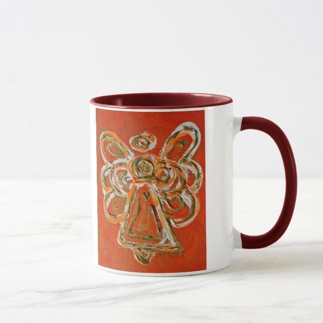 Naranja Guardian Angel Mug o Copa (Derecha)
