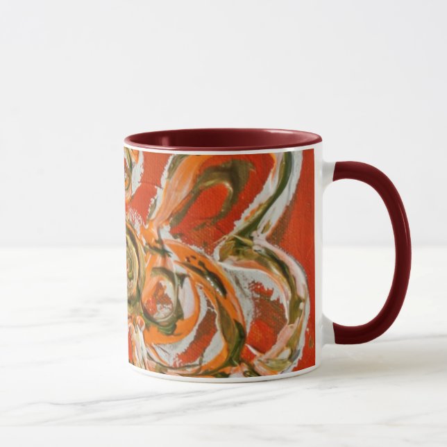 Naranja Guardian Angel Mug o Copa (Derecha)