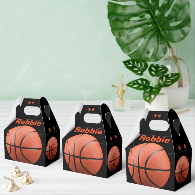 Naranja Guay Baloncesto y caja de favoritos de mon (Múltiple)