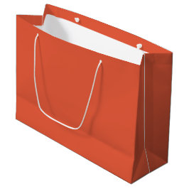 Naranja impactante Bolsa de regalo grande