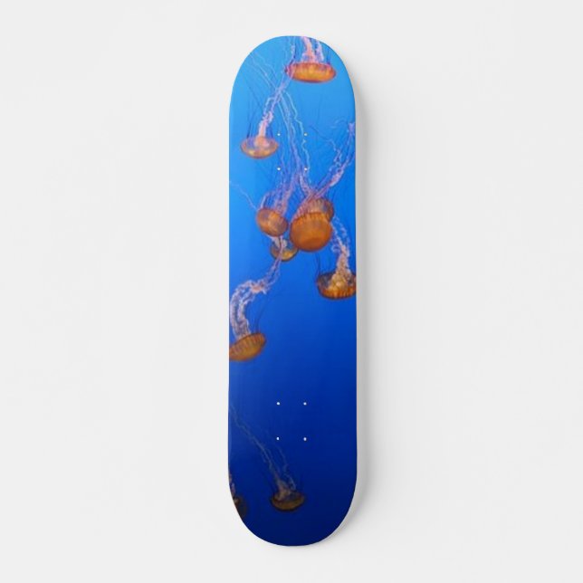 Naranja Jellyfish Skateboard (Anverso )