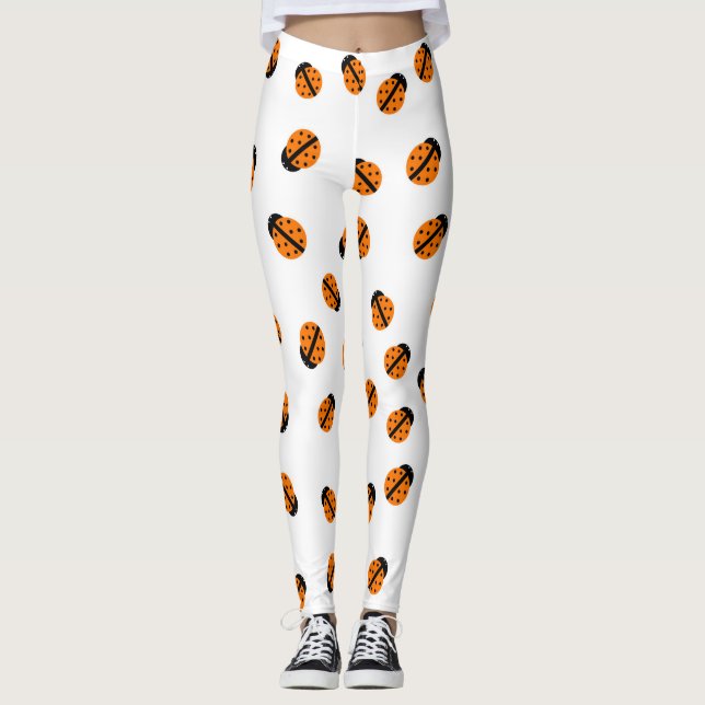 Naranja Lady Bug Leggings (Anverso)