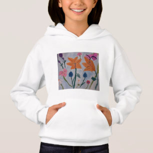 Naranja Lilies Hoodies