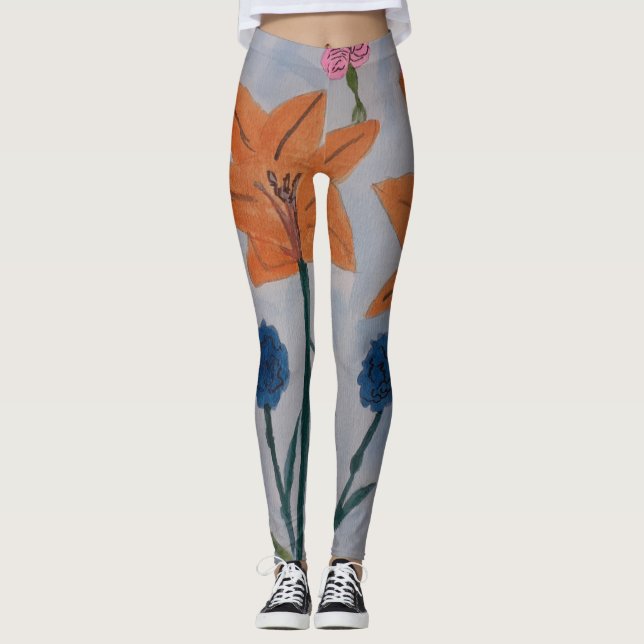 Naranja Lily Leggings (Anverso)