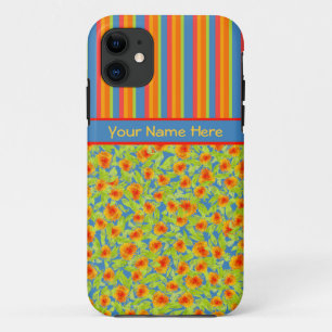 Naranja Marigolds, Funda de iPhone 5/5s Stripes