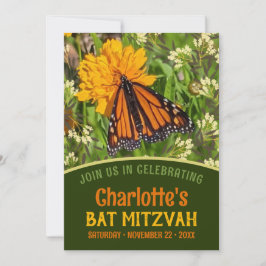 Naranja Mariposa Naturaleza Energía Bat Mitzvah