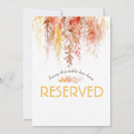 Naranja marrón en cascada reservada