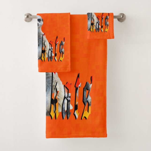 Naranja Meerkat Y Logo, (In situ)