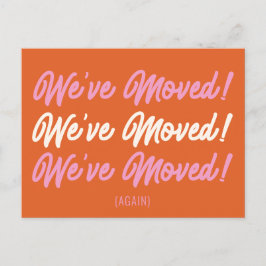 Naranja Mod Rosado Hemos movido la Invitación