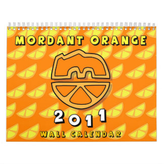 Naranja mordiente 2011 - calendario de pared