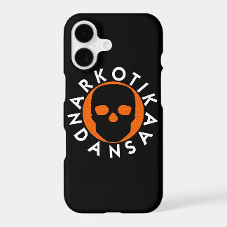 Naranja NARKOTIKA LIV funda iPhone X negro N3