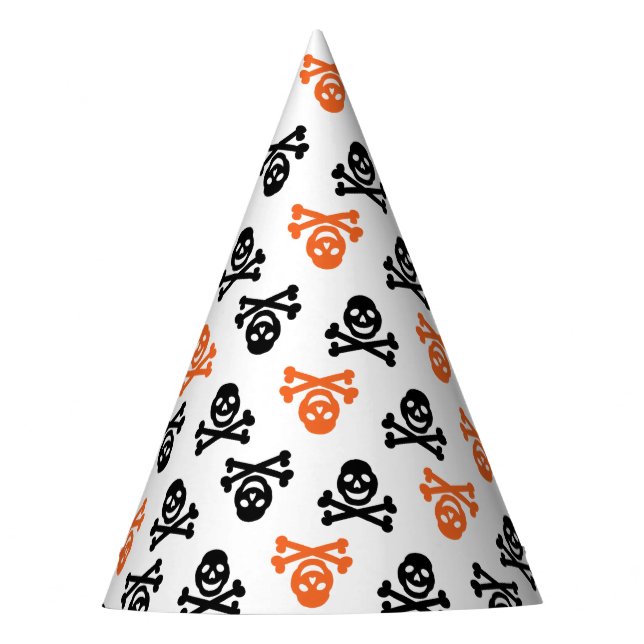 Naranja negro arroja al Gorra del partido Hallowee (Anverso)