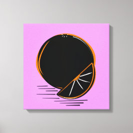 Naranja Oscuro – Arte Gráfico Minimalista