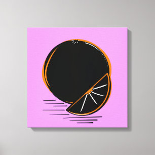 Naranja Oscuro – Arte Gráfico Minimalista