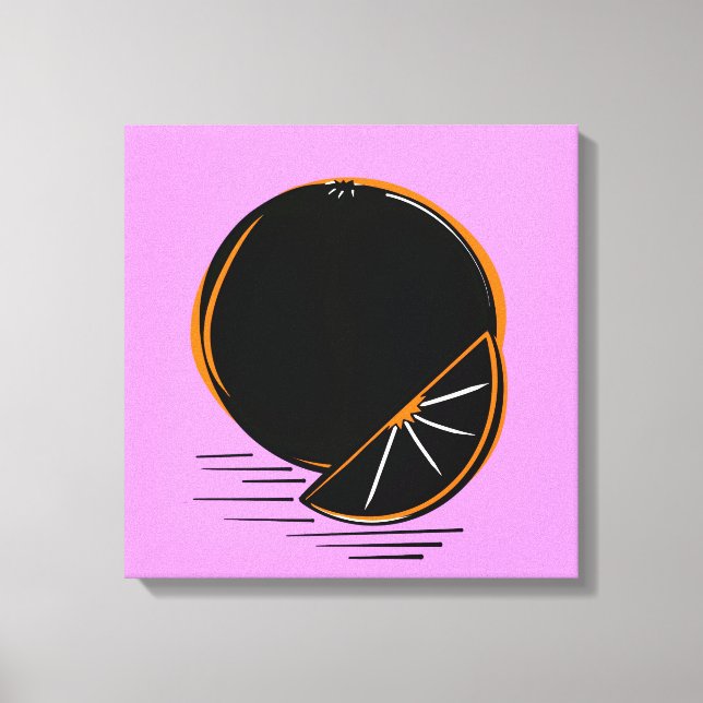 Naranja Oscuro – Arte Gráfico Minimalista  (Anverso)