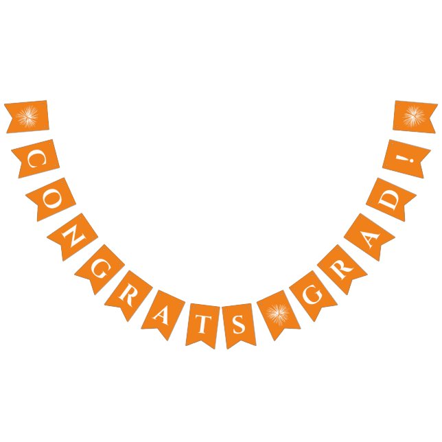 Naranja | Pancartas de felicitación con fuegos art (Todo)