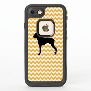 Naranja Pastel Chevron con Boxer