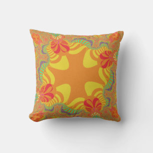 Naranja personalizado Cojín decorativo cruzado ama
