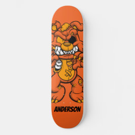 Naranja personalizado de skateboard Ted Zombie