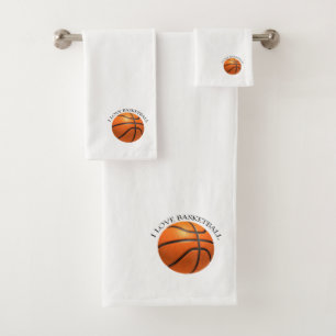 naranja personalizado y baloncesto de cuero negro