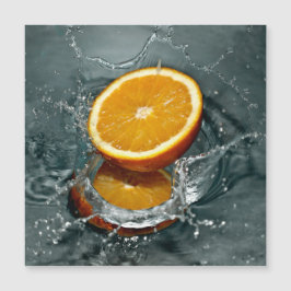 Naranja positivo jugoso para el estado de ánimo de