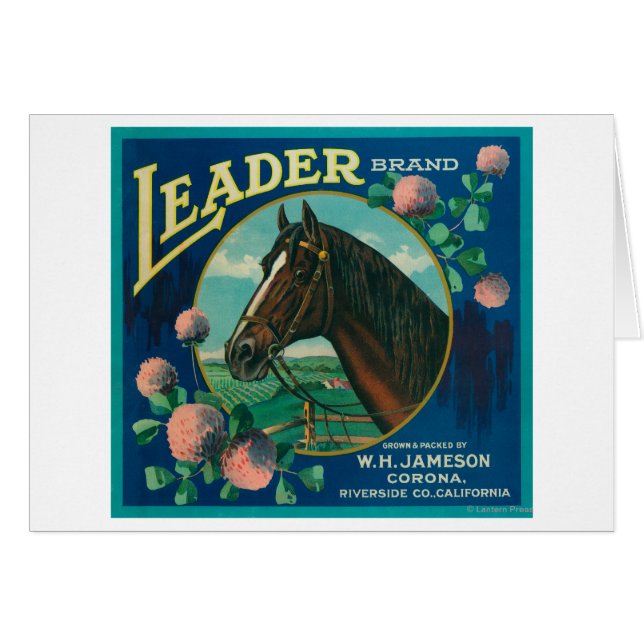 Naranja principal LabelCorona, CA (Anverso (Horizontal))