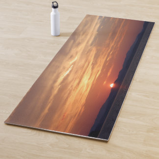 Naranja Purple Lakeview Sunset - Yoga Mat morado