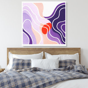 Naranja rojo - Impresión de lienzo grande