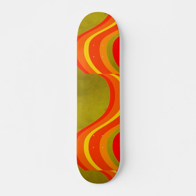 Naranja Rojo y Skateboard Amarillo (Anverso )