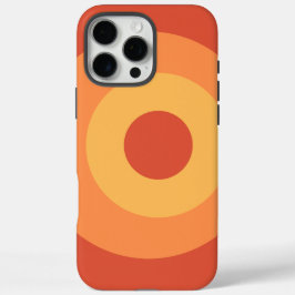 Naranja Ronda Apple iPhone 16 Pro Max Funda