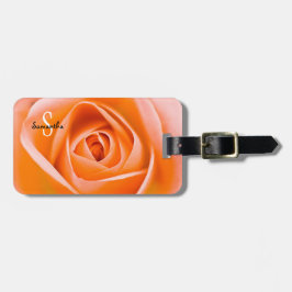Naranja Rosa Etiqueta del equipaje