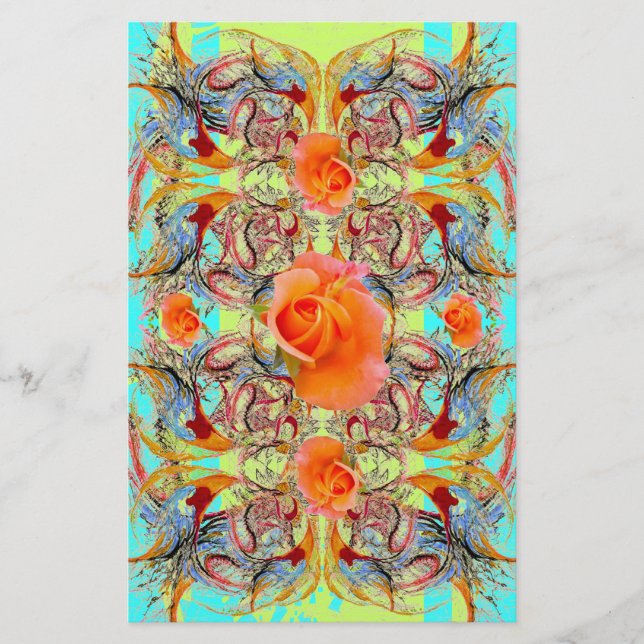 Naranja Rosa Papel de cartón de libros de texto vi (Anverso)