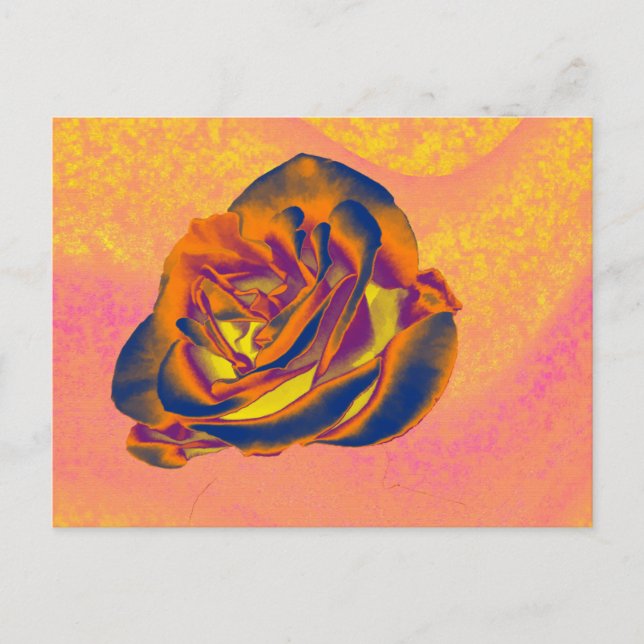 Naranja Rosa postal (Anverso)