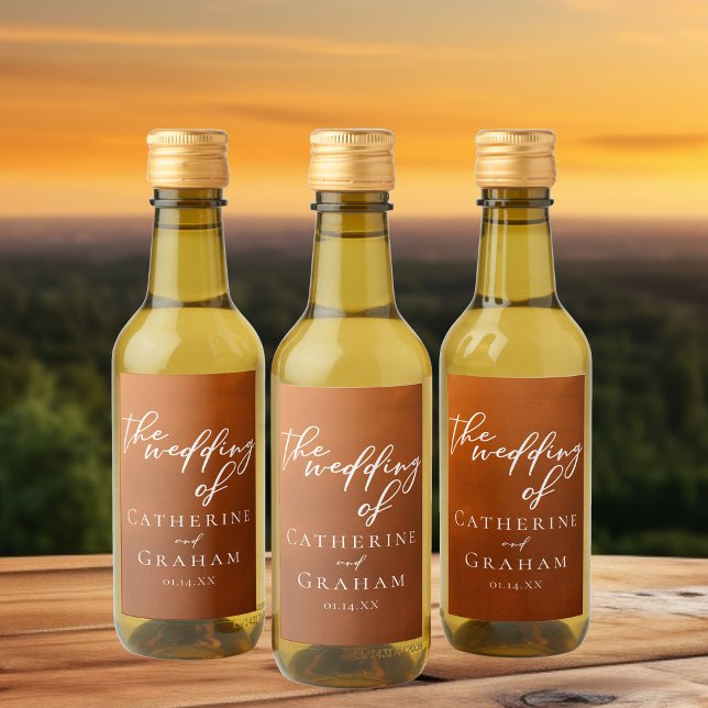 Naranja ruso quemado Boho Boda otoño Mini (Subido por el creador)