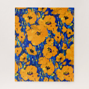 Naranja salvaje Popies Jigsaw Puzzle