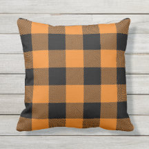 Naranja simple de relleno de búfalo y Cojín decora