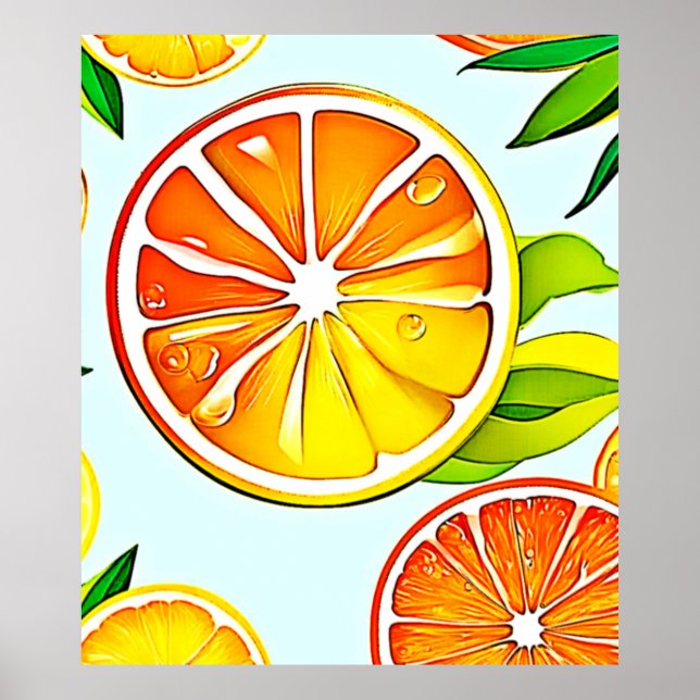 Naranja Slice: Arte Citrus (Frente)