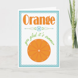 Naranja Te alegra es la tarjeta de agradecimiento