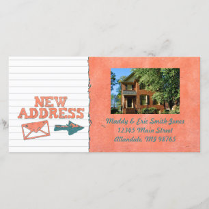 Naranja texturizado Nuevas tarjetas de Personaliza