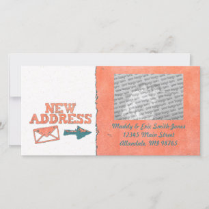 Naranja texturizado Nuevas tarjetas de Personaliza