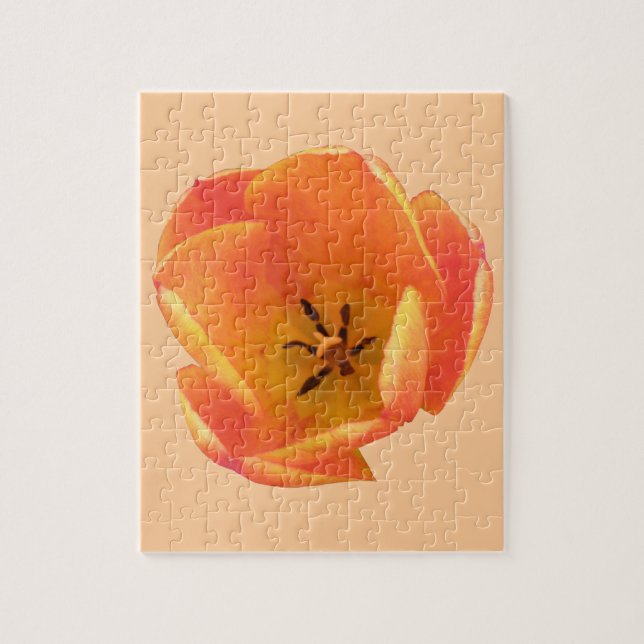 Naranja Tulip Puzzle (Vertical)