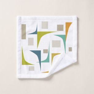 Naranja Turquesa Esquinas Verdes Estilo Mediosiglo