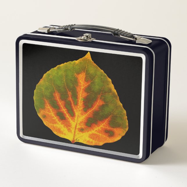 Naranja verde y hoja de aluminio amarillo #1 (Anverso)